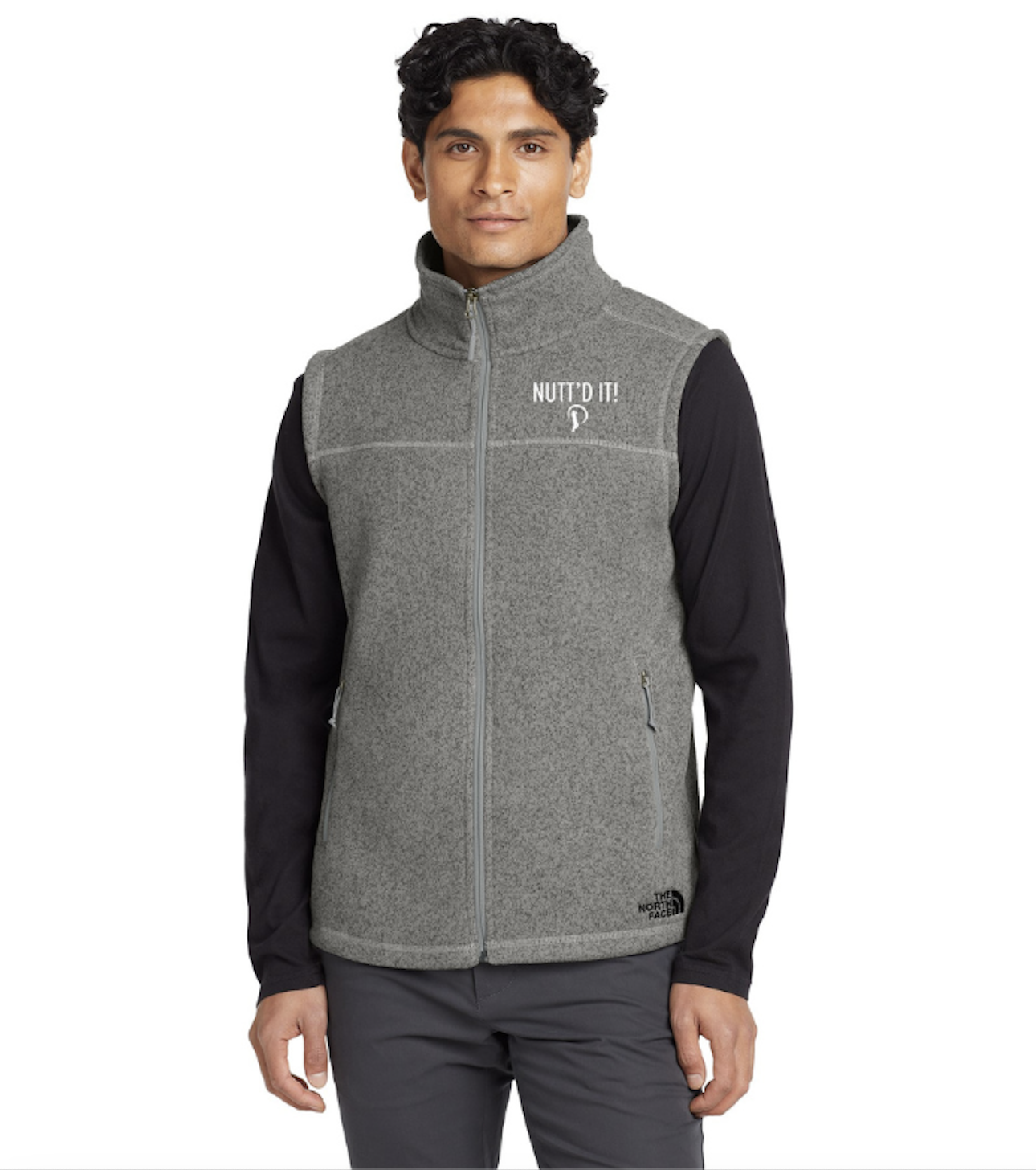 North Face Vest Heather Grey